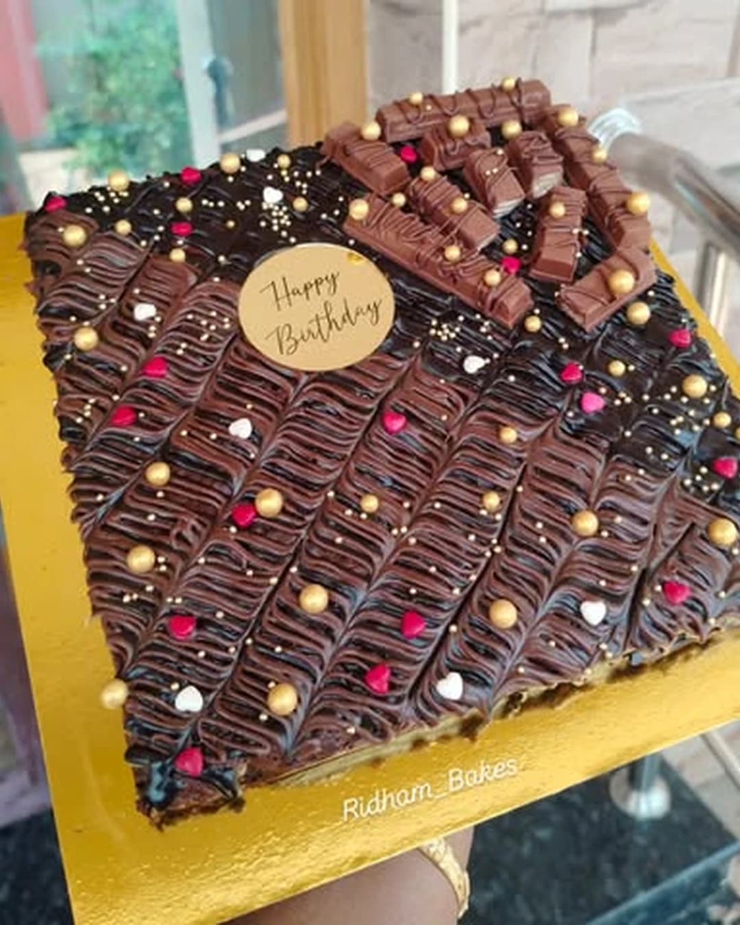 Birthday Brownie Slab with
